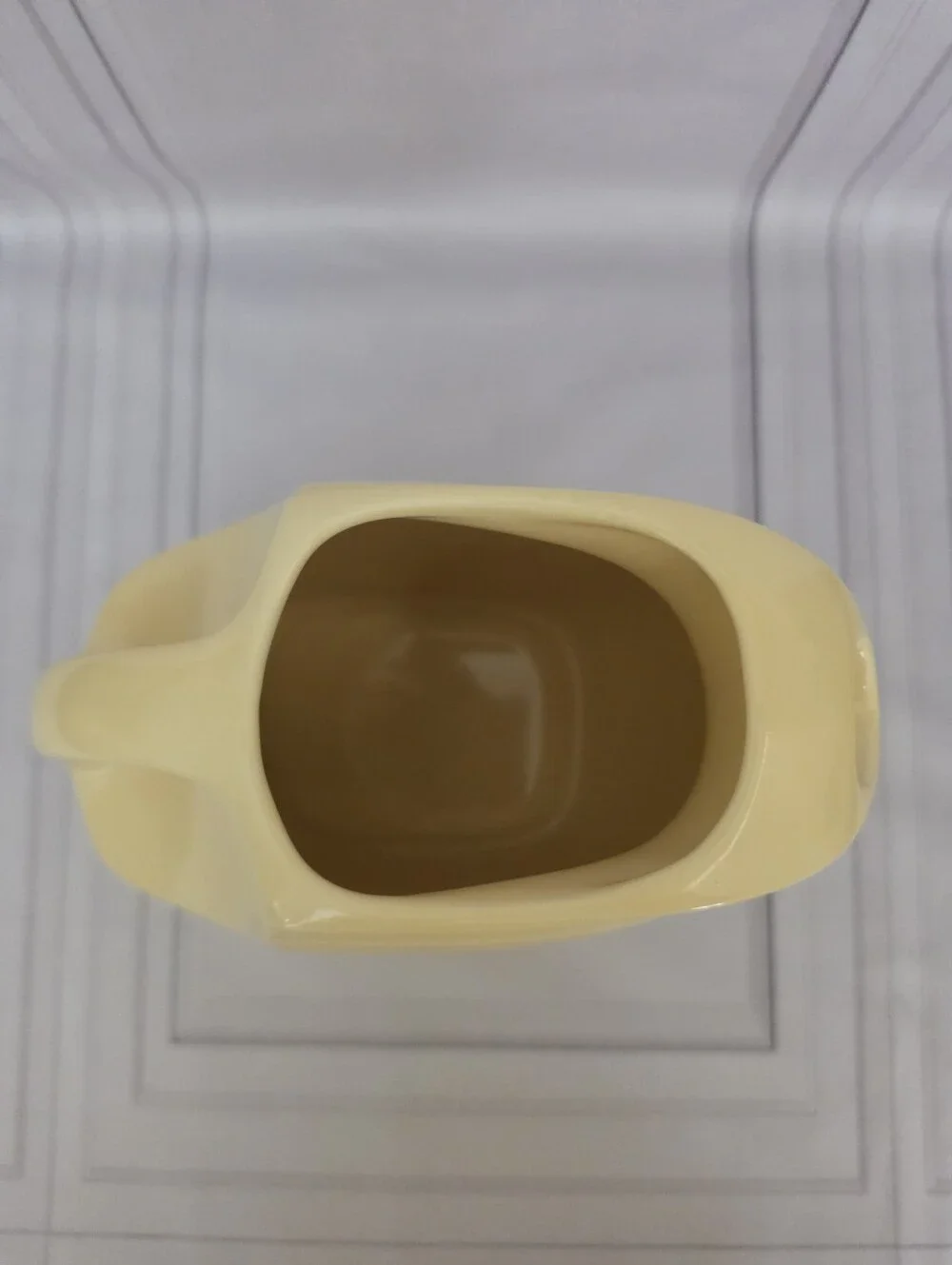 Vintage Fiestaware New Yellow Disc Pitcher
